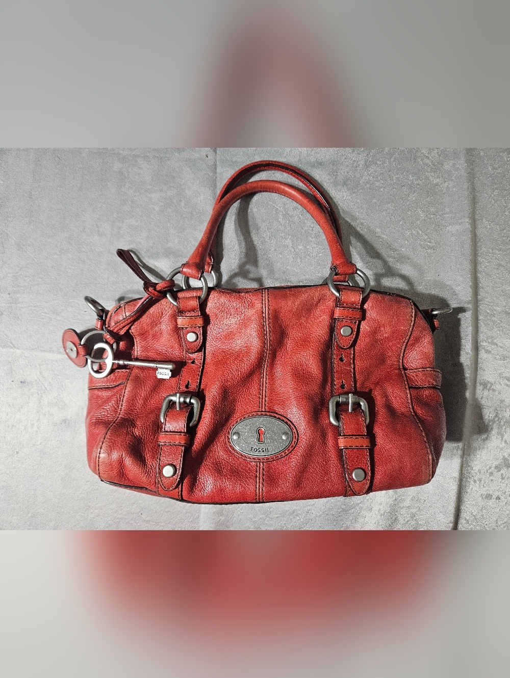 VTG Y2K Fossil Leather Bag